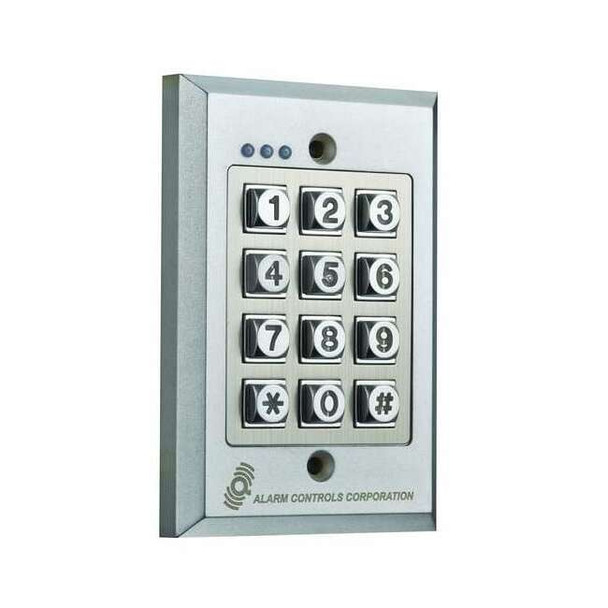 Alarm Controls Access Control Keypad,4-3/4in H x 2in D KP-200