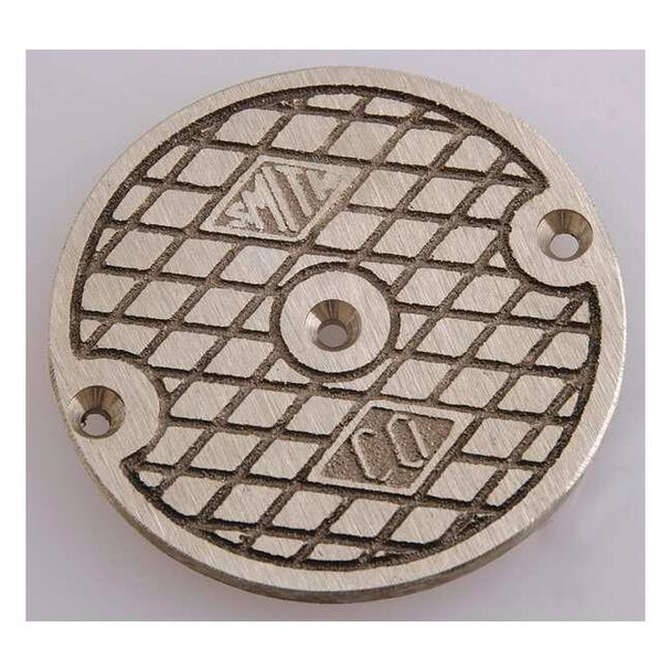 Jay R. Smith Manufacturing Floor Cover, Nickel Bronze, 4 1/8 in 4020C03NB