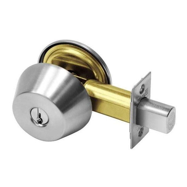 Sargent Deadbolt w/Thumbturn, Satin Chrome 485 26D