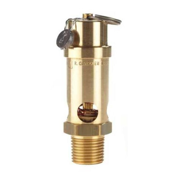 Conrader Safety Valve,Soft Seat,1/2 In,175 PSI SRV530-1/2-175