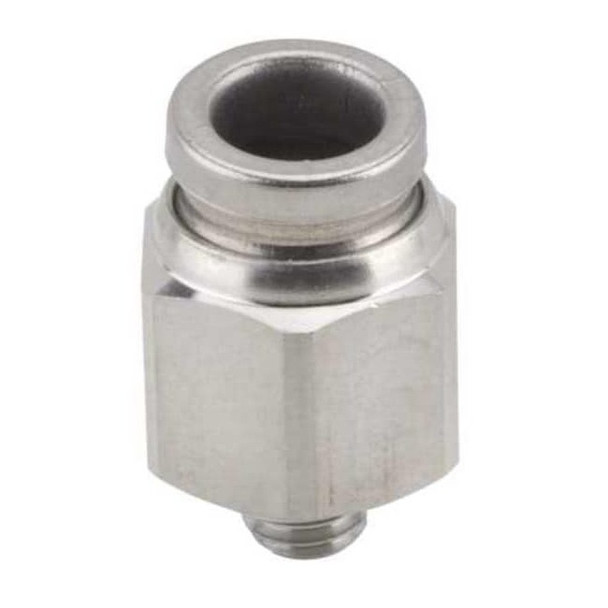 Smc M5 x 51/64" x 1/4" Tube x Male SS Adapter KQG2H06-M5