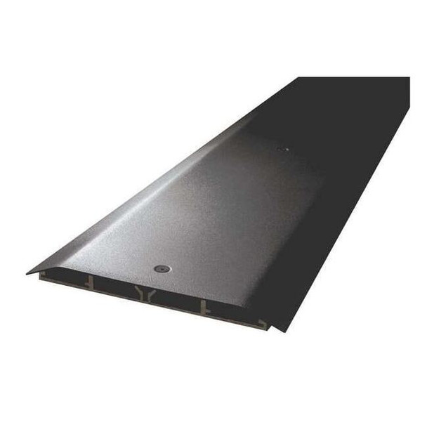 Cover Plate Raceway, OFR Series, 4 Channel, 6-7/8 in W, 1/2 in H, 8 ft L, Black