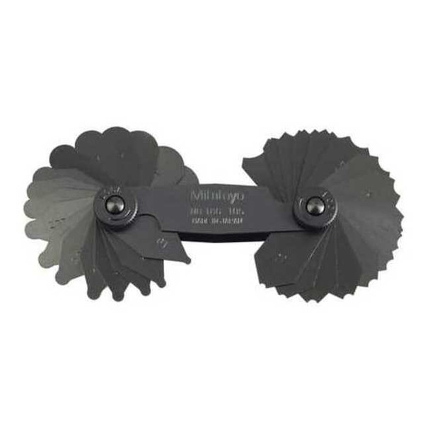 Mitutoyo Radius Gage Set,34 Pairs,1-7mm 186-105