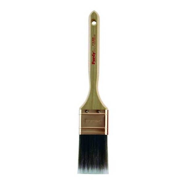 2" Flat Sash Firm, Nylon/Polyester Bristle, Paint Brush, Hardwood Handle