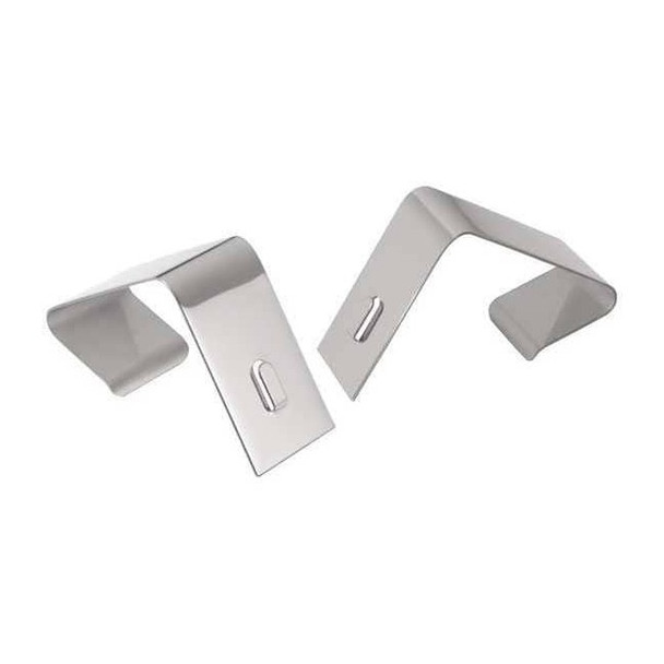 Quartet Partition Hook,2-1/2 in.H,1-1/2 in.W,PK2 7501