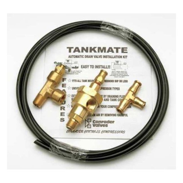 Conrader Auto Drain Valve,1/4 In. NPT,500 psi WV-1-KIT
