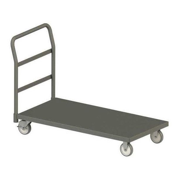 Durham Mfg Platform Truck, Gray, Steel, 1,400 lb EPT24605PU95