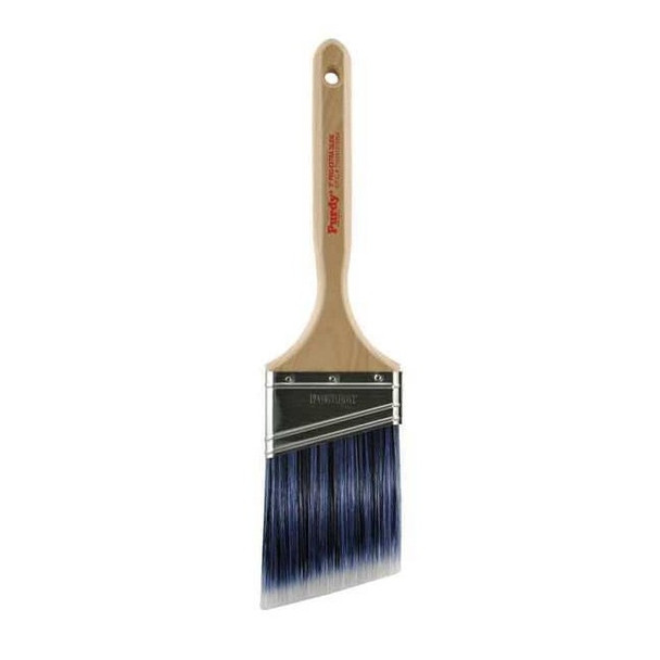 3" Angle Sash Firm, Nylon/Polyester Bristle, Paint Brush, Hardwood Handle