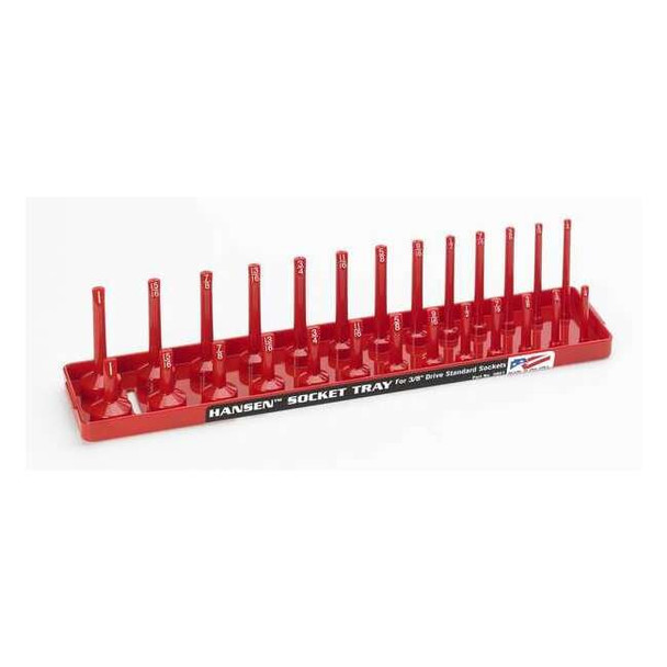Hansen Global Socket Tray with Plastic, 3 in H x 3 in W 3801