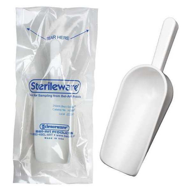 Manufacturer Varies Scoop,8 1/2 fl oz,19.1 cm,White,PK100 H36906-0000