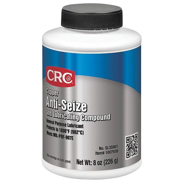 Crc Anti-Seize,8 oz.,Copper,Brush Top Bottle SL35901