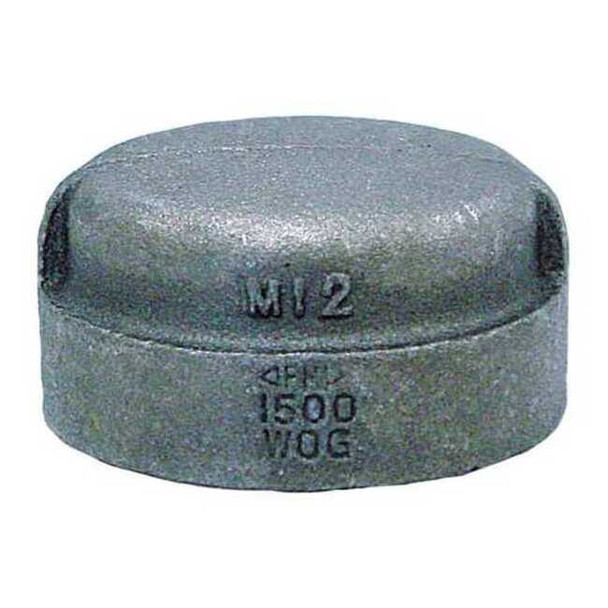 Anvil Cap Cap, 3/8" Pipe, FNPT, Malleable Iron, Class 3000 0318901287