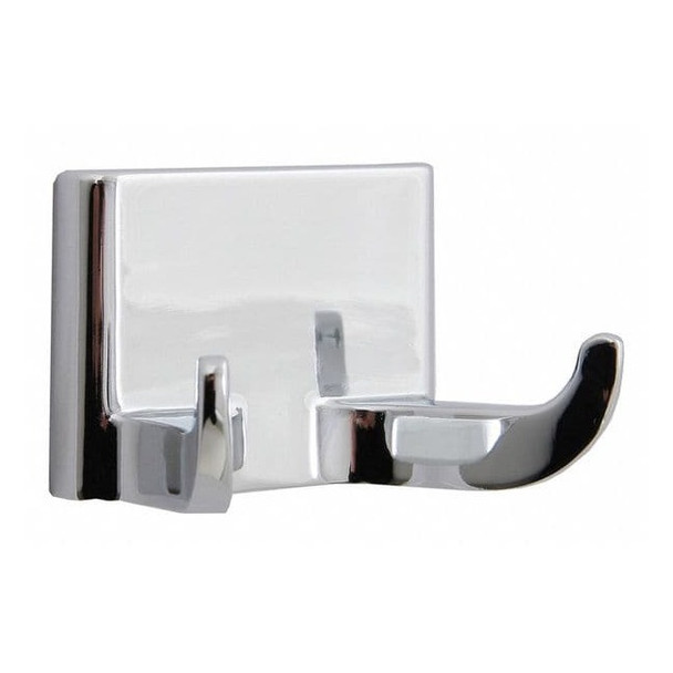 Taymor Bathroom Hook,2 Hook,1-1/2In D,Chrome 01-9402