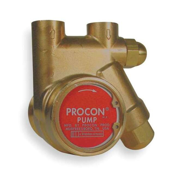Procon RotaryVanePump,3/8"InletDia,Brass,For48Y 141A100F11AA 250