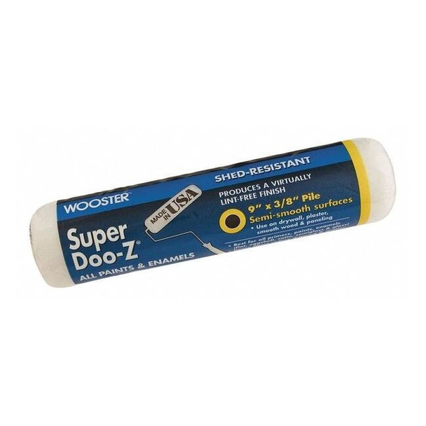 Wooster 9" Paint Roller Cover, 3/8" Nap, Woven Fabric R205 - 9