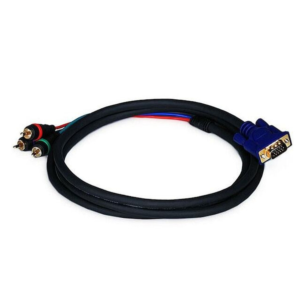 Monoprice Proj cord,VGA(HD15) to 3 RCA Male,6ft 2170