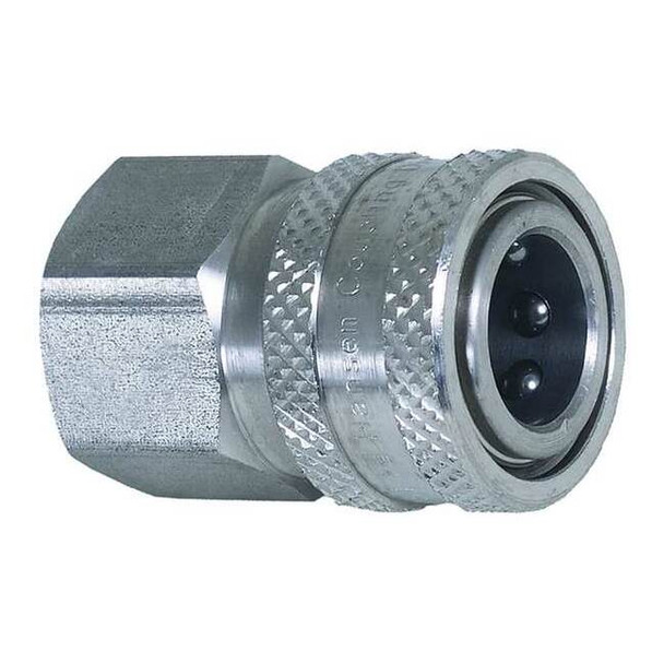 Mi-T-M Quick Connect Coupler,Female,1/4x1/4 In 17-0036