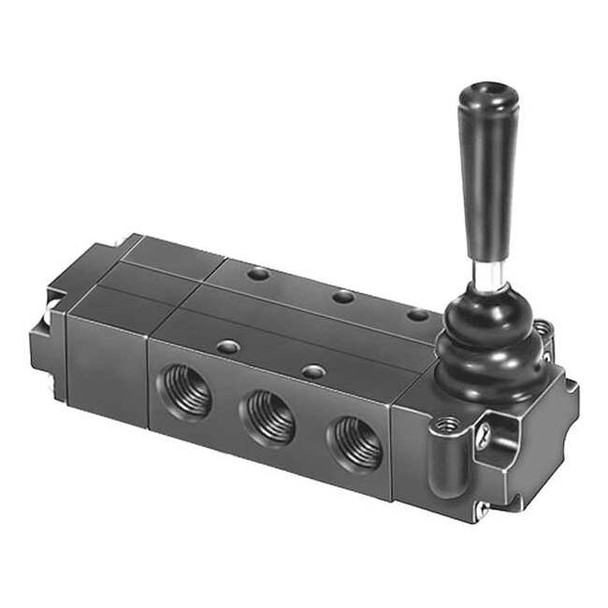 Parker Manual Air Control Valve,4-Way,1/4In NPT 529831000