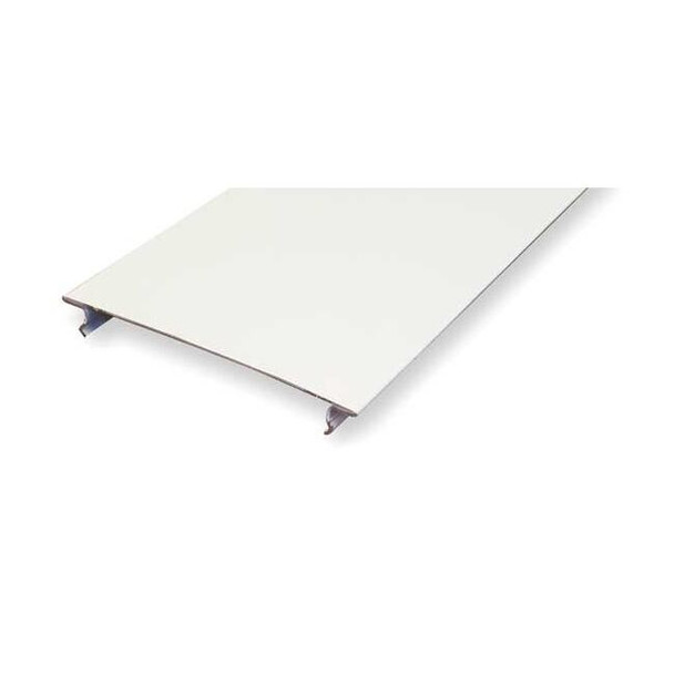 Legrand Raceway Cover, 4000 Series, 4 3/4 in W, 1/4 in H, 60 in L, Gray G4000C