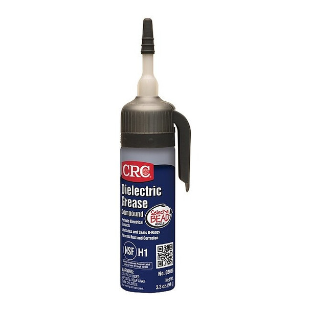 Crc Dielectric Grease, 3 oz, Tube, White 02085