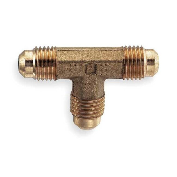 Parker Tee, Brass, Flared 1/2 in,PK10 144F-8