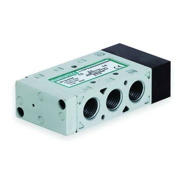 Numatics Valve, Air Pilot,4 Way,3 Pos,3/8 In Port L23PP552O000000