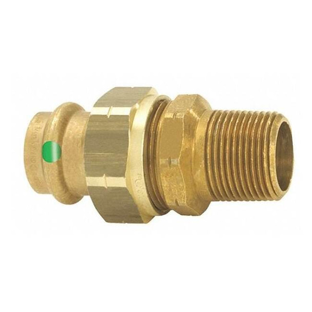 Viega Strt, Bronze, Press-fit 2 in, MNPT 2 in 79755