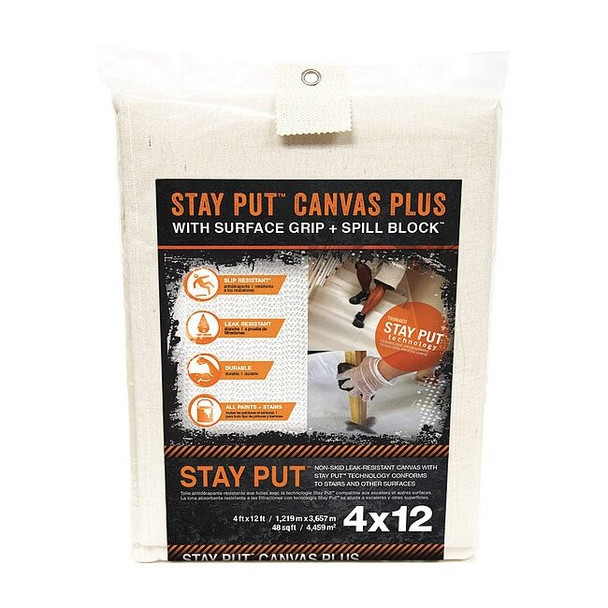 Trimaco Drop Cloth,4 ft. W 04328