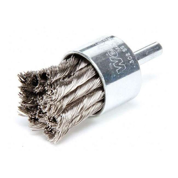 Weiler Knot Wire End Wire Brush, Stainlesss Steel 90195
