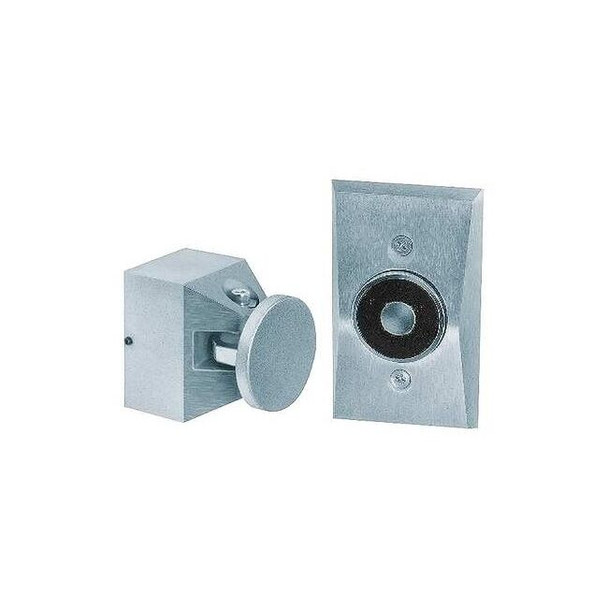 Electromagnetic Door Holder,Flush Wall Mounted, Aluminum