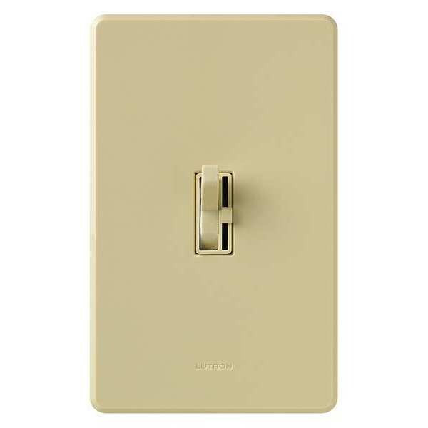 Lutron Lighting Dimmer, 1-Pole, Toggle, Ivory AY-10PH-IV