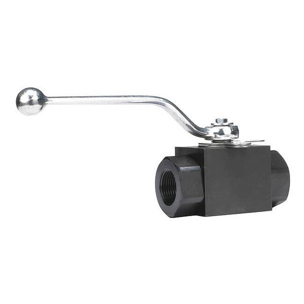 Dynaquip Controls 1" FNPT Carbon Steel Ball Valve Inline VAE2.A00P 1