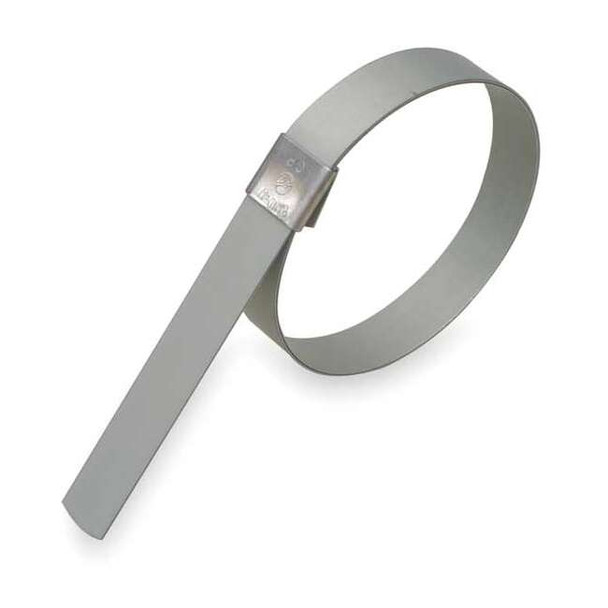 Band-It Band Clamp,Galv.CS,Min.Dia. 3/4 In.,PK10 GRP129