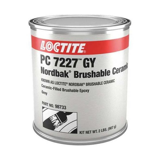 Loctite Ceramic Epoxy, 2 lb. Container Size, Can, PC 7227, Gray 209826
