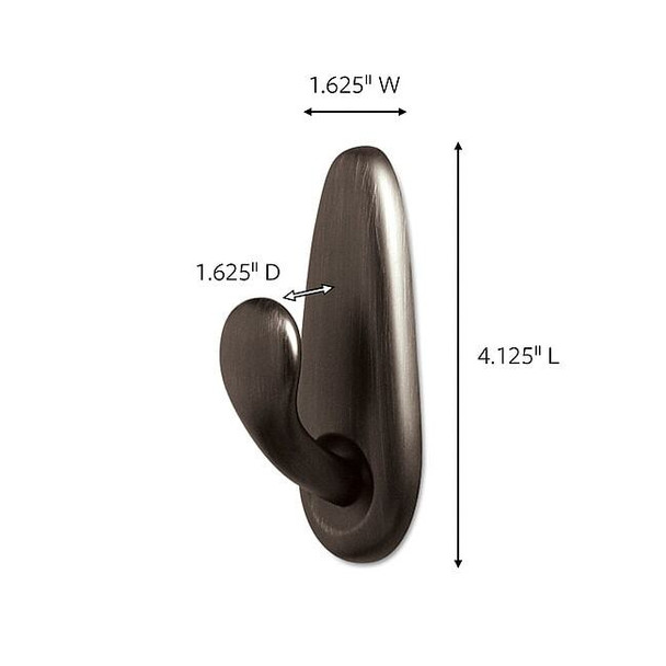 Command Hook,Metal,1-5/8 In FC13