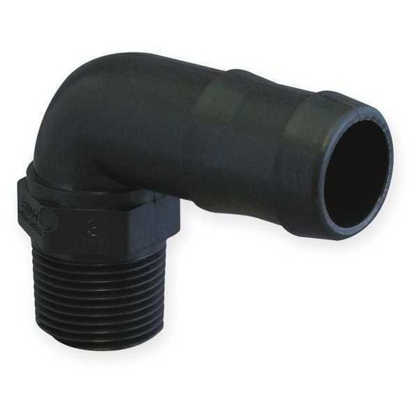 Banjo Barbed Hose Fitting,Hose ID 3/4",NPT HB100/075-90 Banjo Barbed Hose Fitting,Hose ID 3/4",NPT HB100/075-90