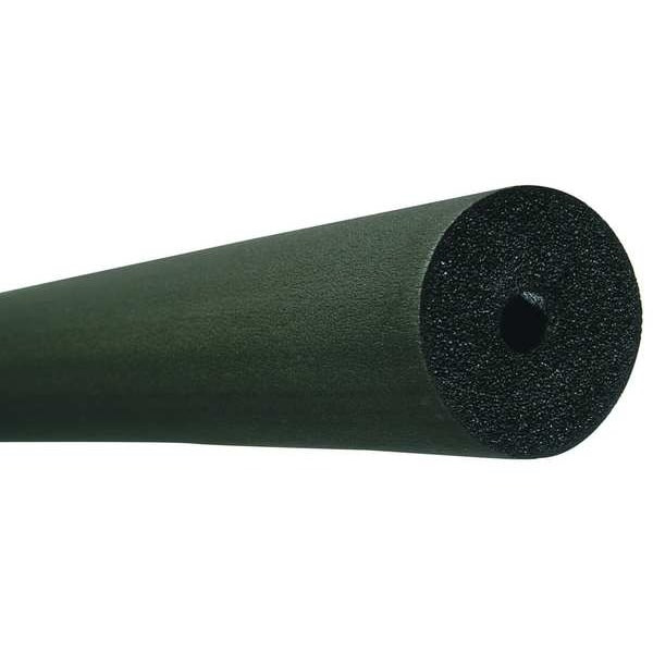 Pipe Insulation, 3-5/8" OD, 6 ft. L, NBR/PVC Based Elastomeric, 1 in Wall