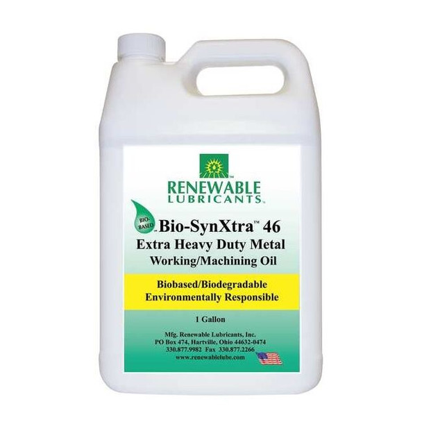 Cutting Oil, Bio-SynXtra, Synthetic, 1 gal, Jug, Light Yellow