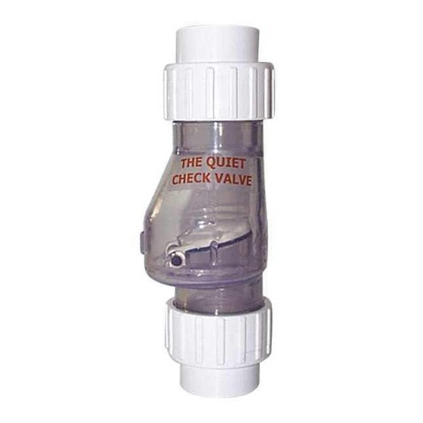 Magic 2" Slip Clear PVC Silent Check Valve B-0823-20C