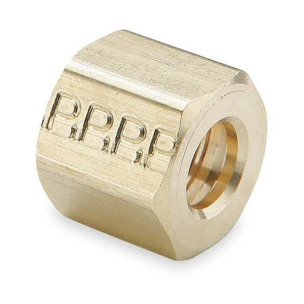 Parker Nut, Brass, Compression, 1/8 in,PK10 61C-2