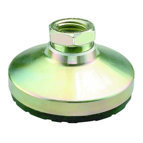 Level Mount, Boltless, 5/8-11, 2-1/2in Base, Base Dia.: 2 1/2 in