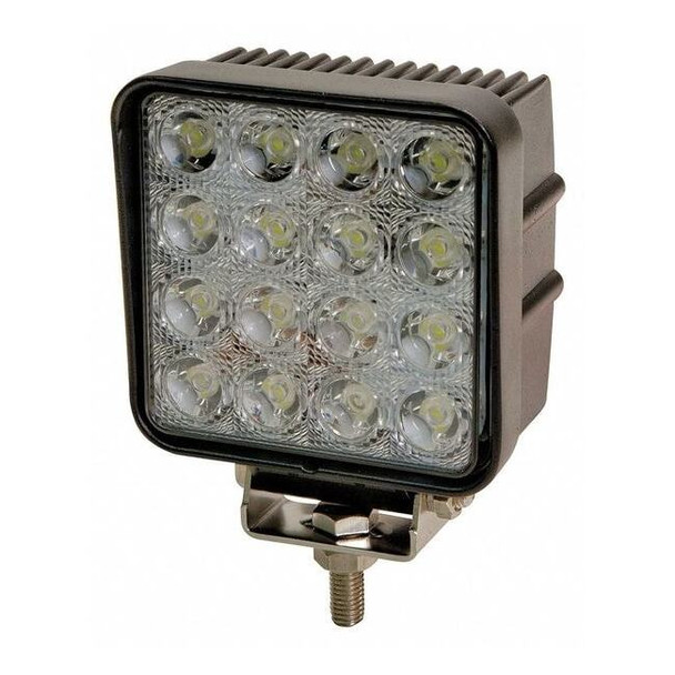 Ecco Flood Light,2400 lm,Square,LED,3-1/2" H EW2421