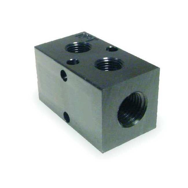 Pneumadyne Pipe Manifold Fitting, Aluminum, 3/8 in M20-250-2