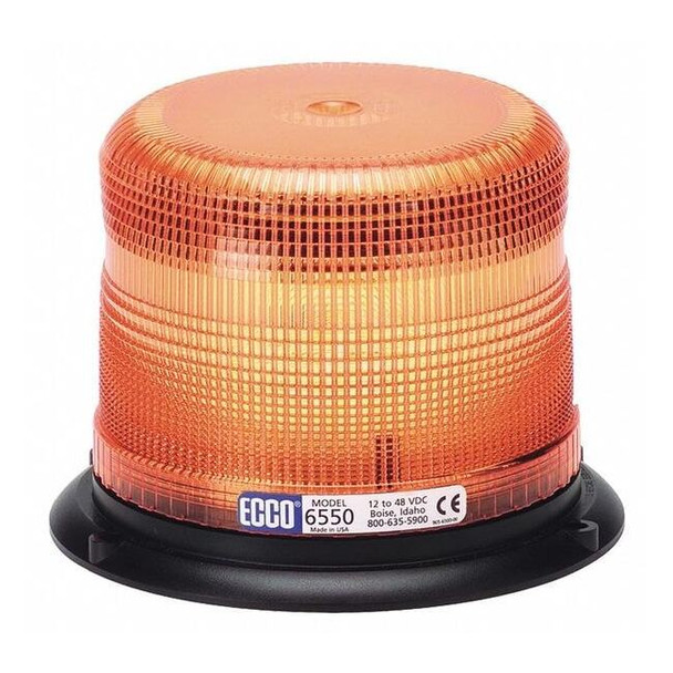 Ecco Strobe Light,Amber,Flashing 6550A