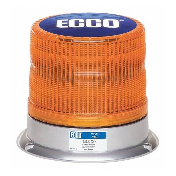 Ecco Beacon Light,Amber,5-39/64" H 7960A