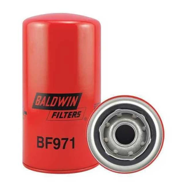 Baldwin Filters Fuel Filter, 7 1/8 in Length, 3 11/16 in Outside Dia BF971