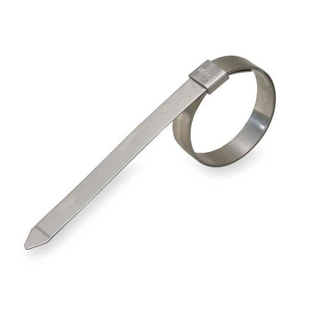 Band-It Band Clamp,3/8"W,Lip-Lock,1 1/8"OD,PK24 GRS202