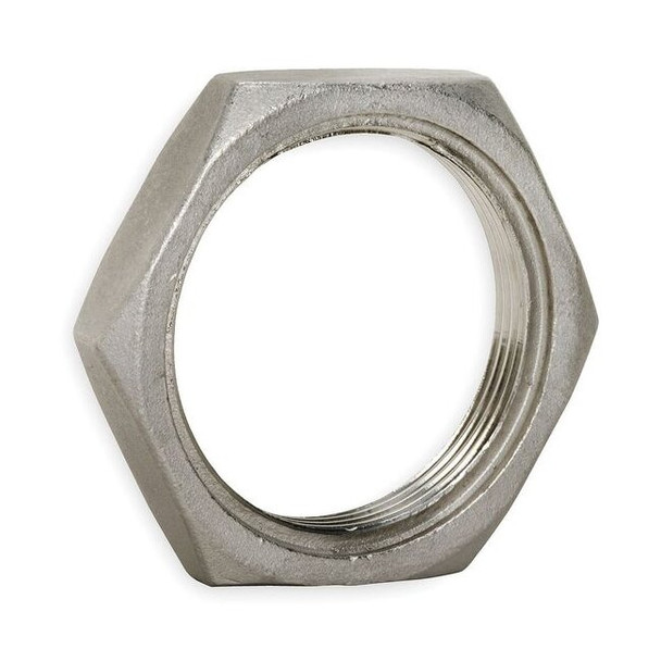 1-1/2 in FNPT 316 Stainless Steel Locknut, Class 150, 300 psi Max Pressure