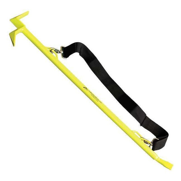 Leatherhead Tools NY Hook, 4 ft. HiViz Lime, w/ Chisel End & Strap NYHL-4-S