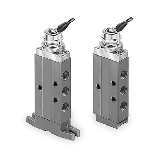 Parker Manual Air Control Valve,4-Way,1/8In NPT 410811000